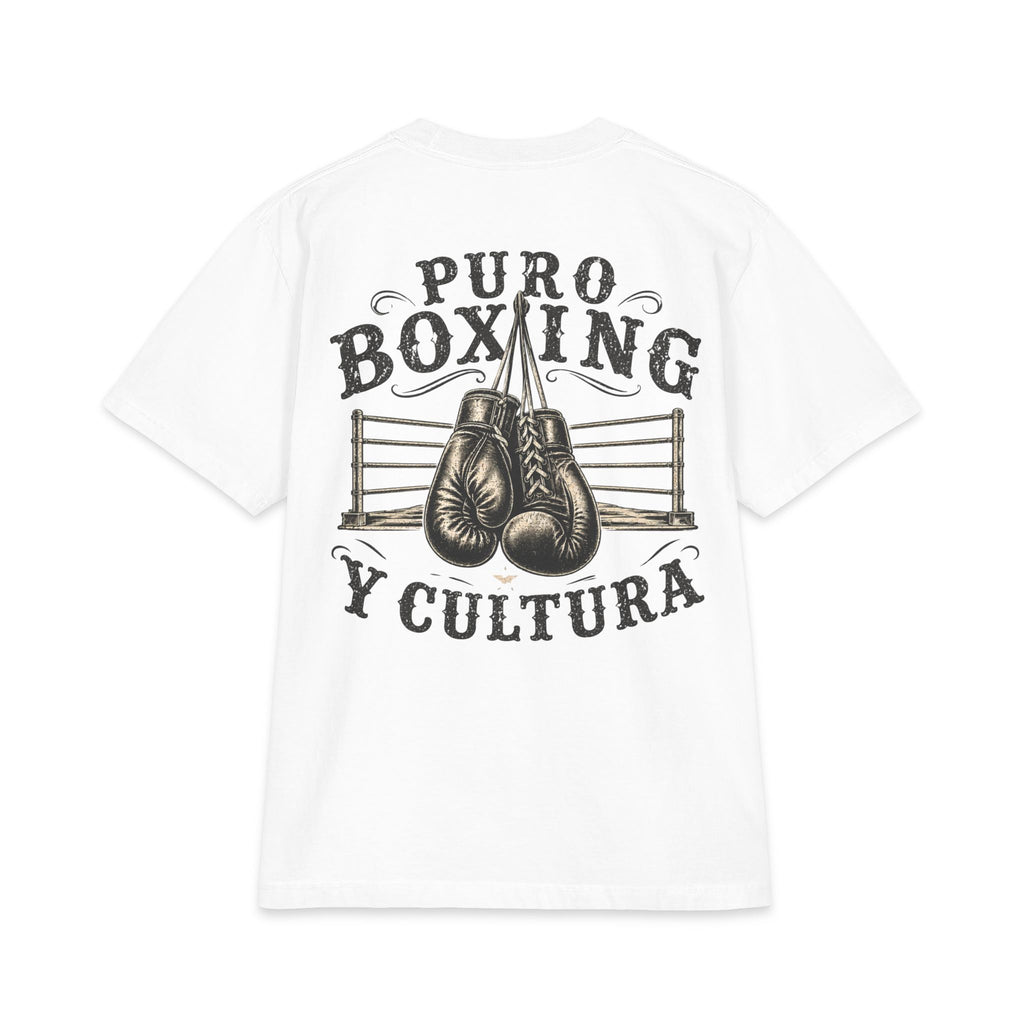 Puro Boxing y Cultura T-Shirt — Boxing Gloves & Ring Graphic Tee